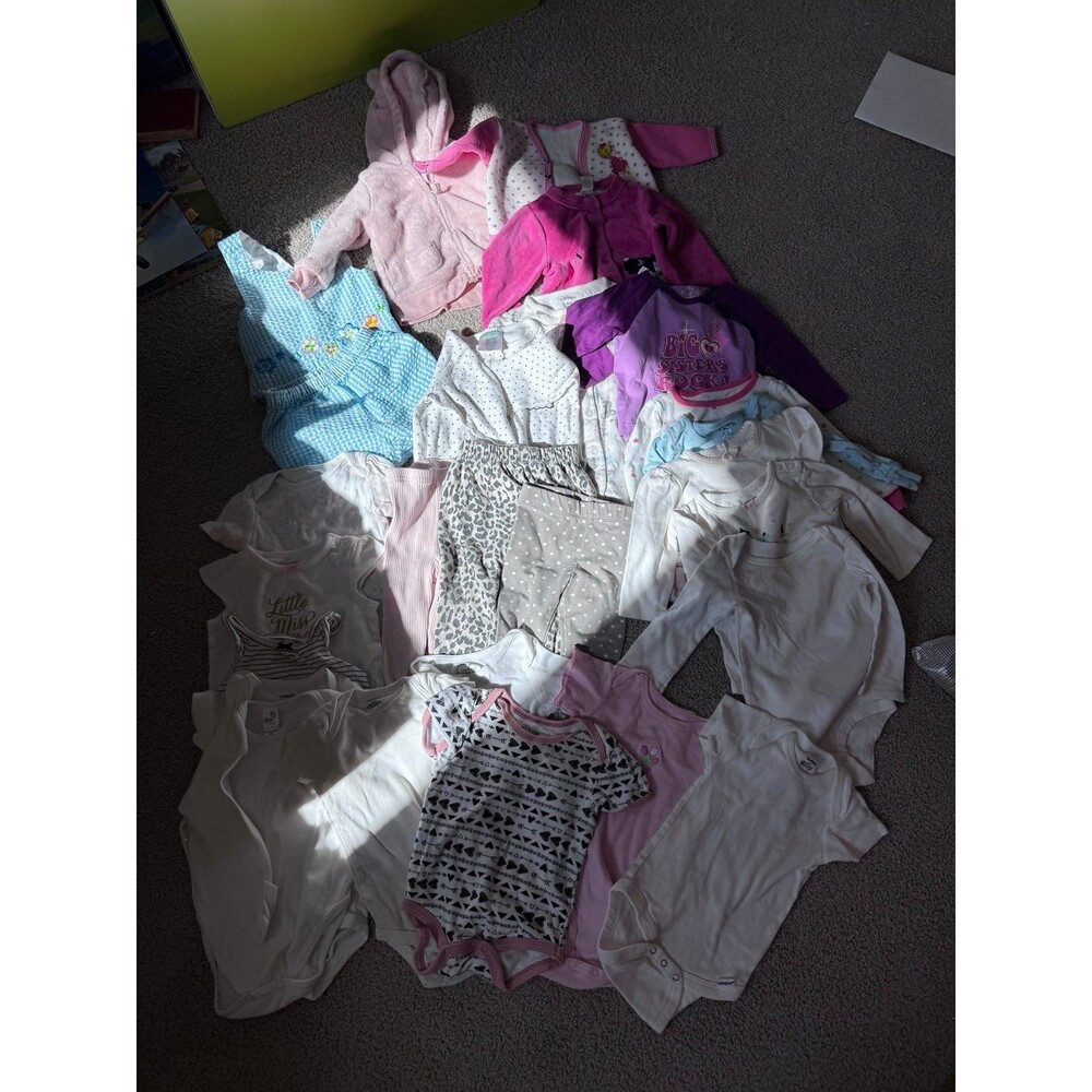 Baby Girl Clothes Bundle 6–9 Months 25 pieces